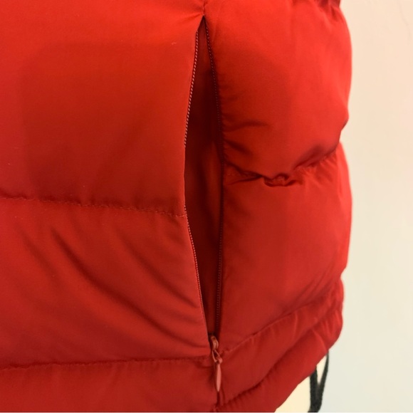 NWOT Talbots Red Pop Down Puffer Vest - Picture 10 of 12